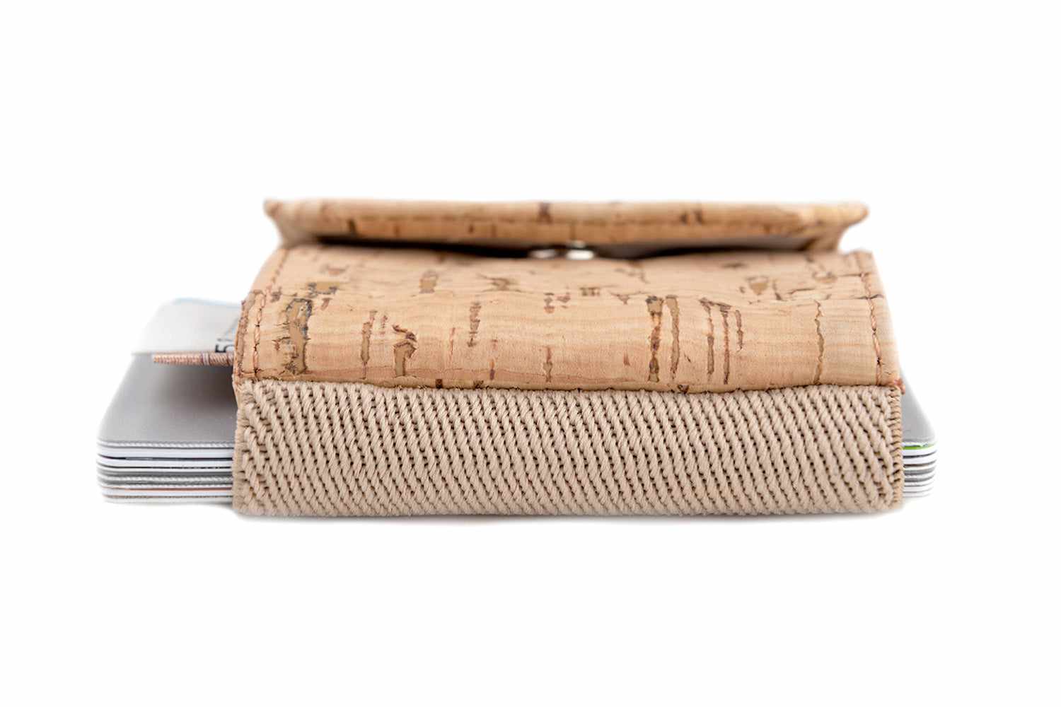 Mini Wallet Card Holder With Coin Pocket Cork