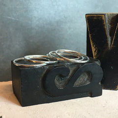 Taika + Tyyneys + Loop - Silver Stacking Ring Combination