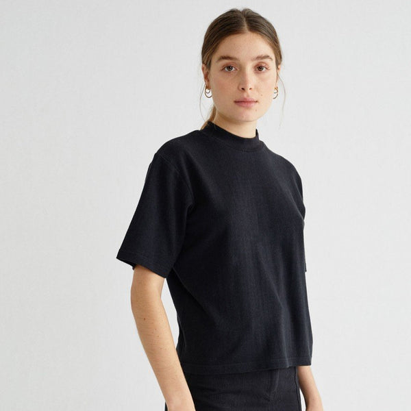 Black Hemp Aidin T-Shirt, Size S