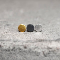 Circular Earrings Brass or Silver