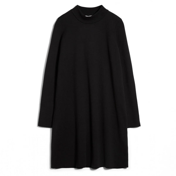 FRIADAA Black Knitted Dress Organic Cotton, Sizes L, XL