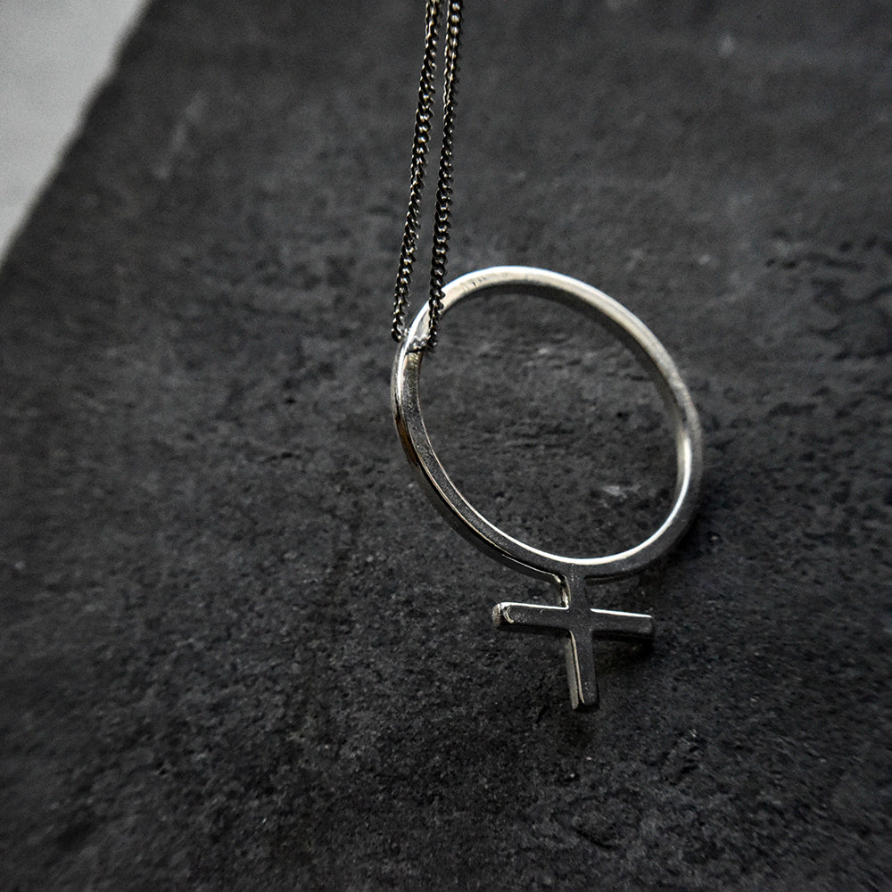 Hilma Feminist Necklace Bronze