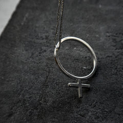 Hilma Feminist Necklace Bronze