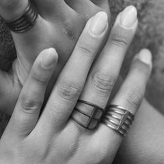 Huokaus Ring Silver