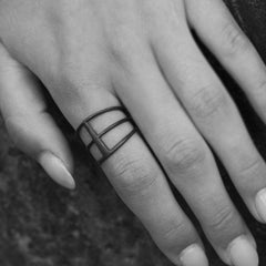 Huokaus Ring Silver