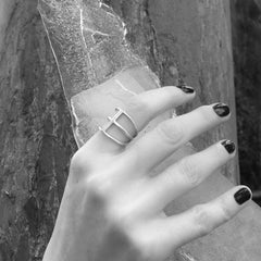 Huokaus Ring Silver