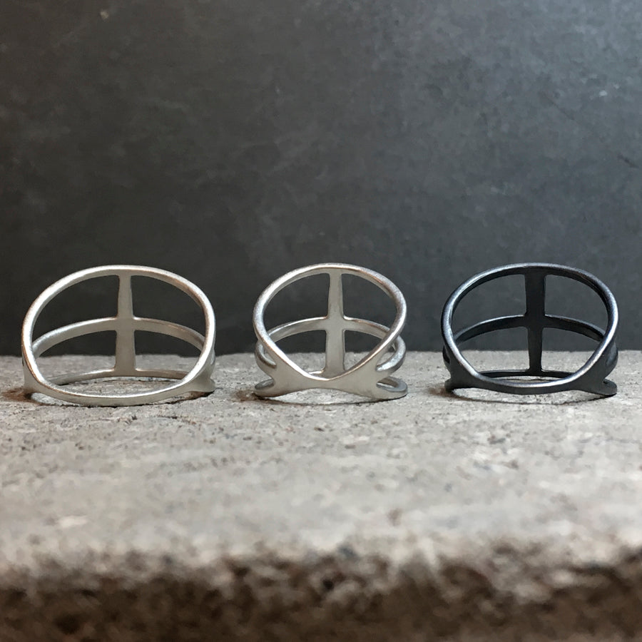 Huokaus Ring Silver