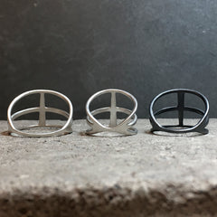 Huokaus Ring Silver