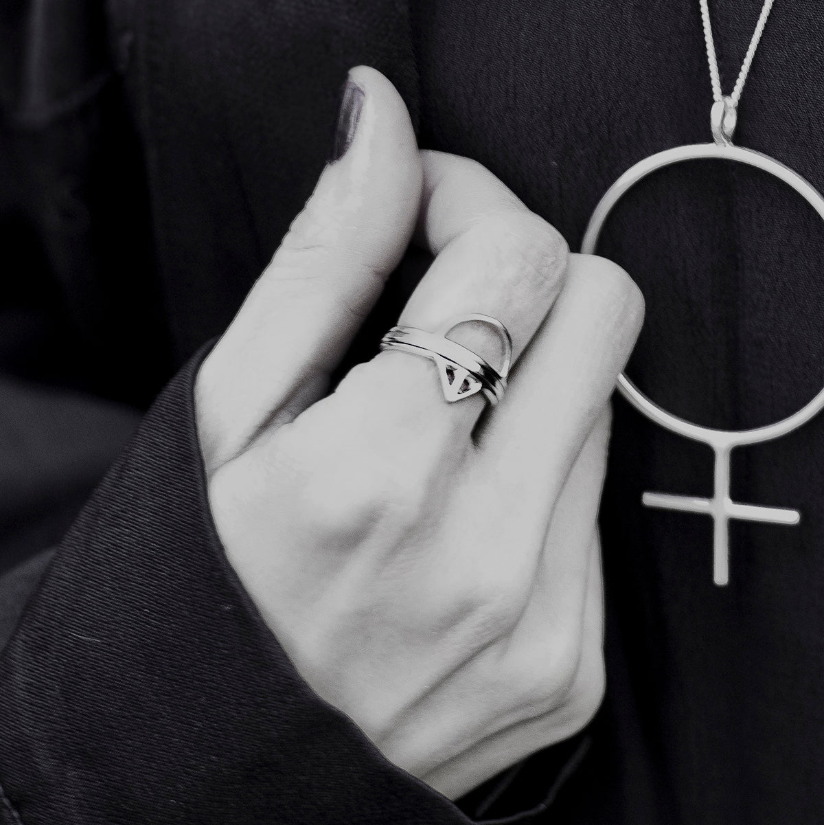Taika + Tyyneys + Loop - Silver Stacking Ring Combination
