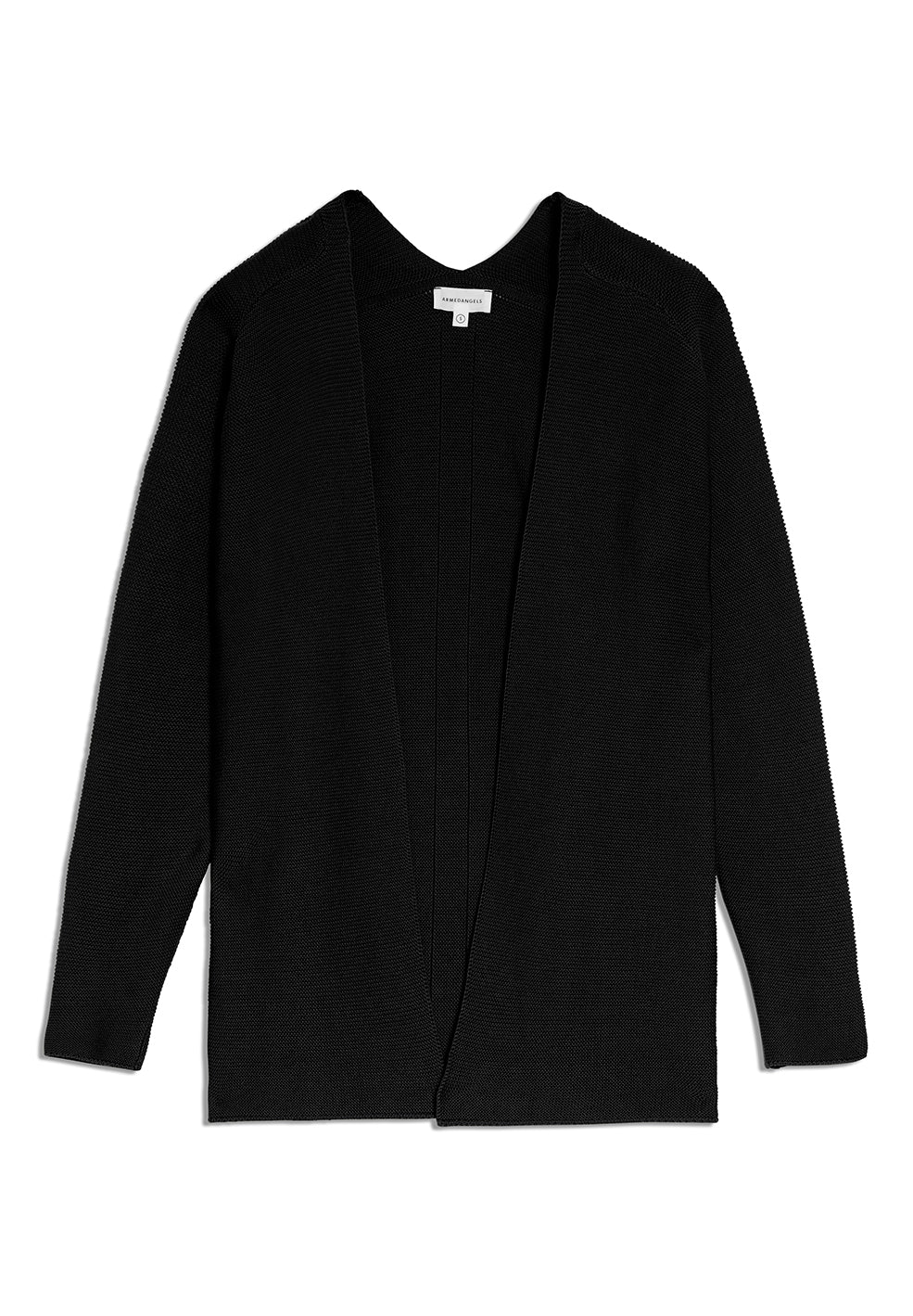 Maashaa Brown Knitted Cardigan in Organic Cotton Size L