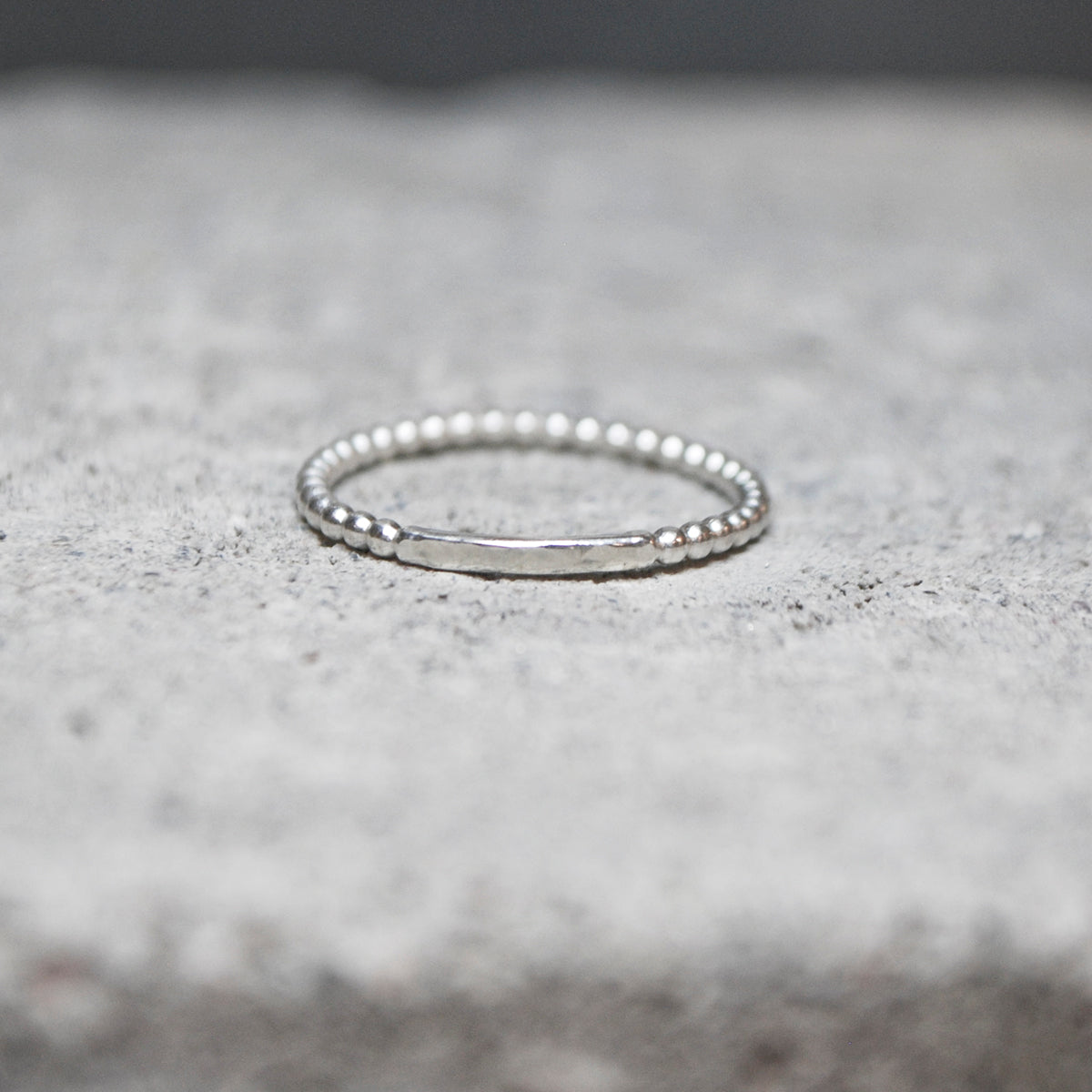Dots Ring Silver or Brass