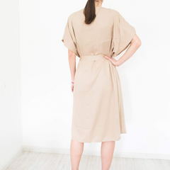 Shirt Dress Beige Size S, XL, XXL