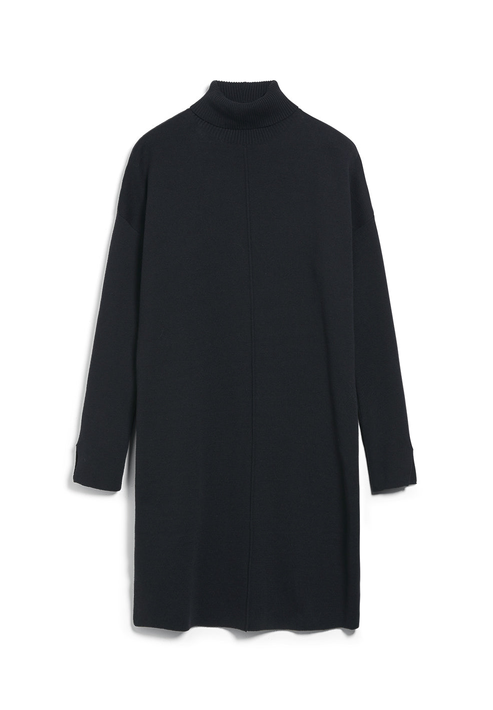 Siennaa Black Knitted Dress Organic Cotton Size L