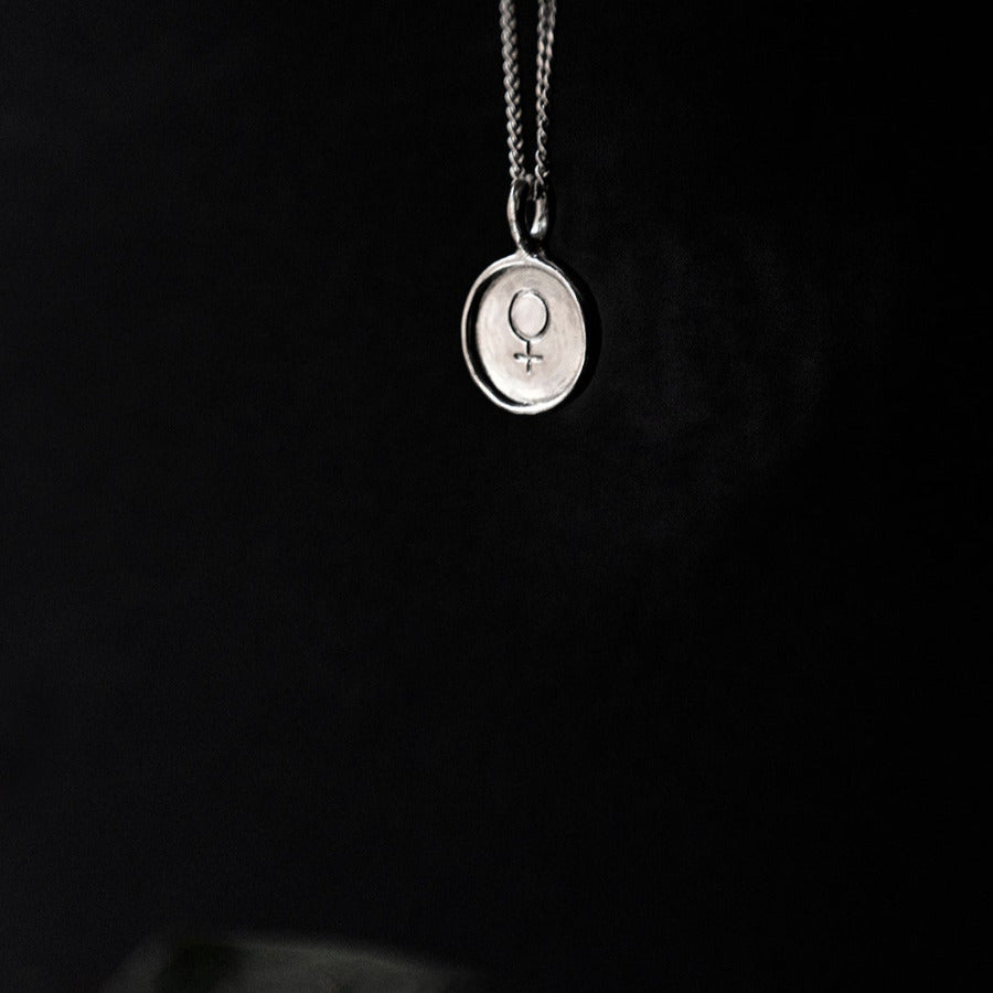 Vapaa Letter / Symbol Necklace Bronze or Silver