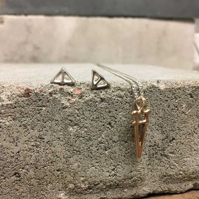 Taika Earring Silver or Bronze